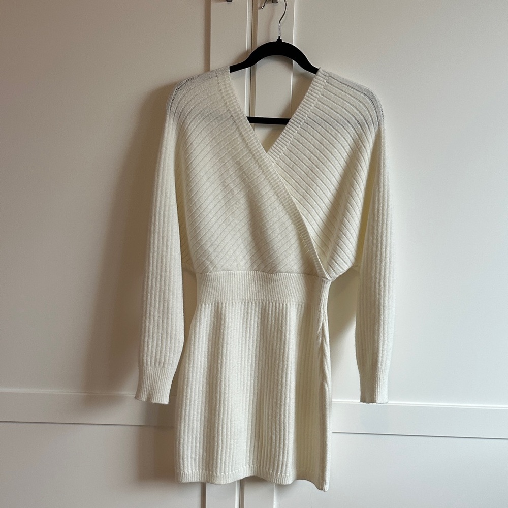 Commense Cream Mini Dress